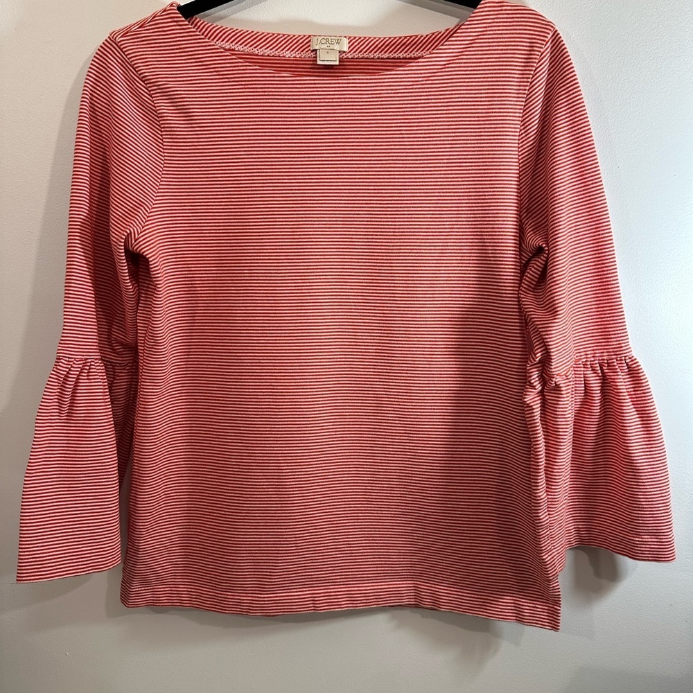 J. Crew Long Sleeve Shirt - Horizontal Stripe - Size S